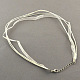 Cordon de collier de multi-brins pour la fabrication de bijoux NJEW-R218-21-2