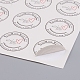 Etiquetas autoadhesivas de etiquetas de regalo de papel kraft DIY-D028-02D-02-3