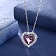 925 Sterling Silver Pendant Necklaces NJEW-BB30719-4