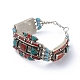 Tibetischen Stil Perlen Armbänder BJEW-G626-09AS-1