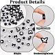 170pcs 17 Arten Acrylperlen&nbsp;OACR-PH0004-37-4