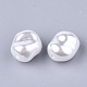 Cuentas de perlas de imitación de plástico abs ecológico OACR-T012-12B-2
