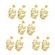 Clear Cubic Zirconia Round Stud Earrings EJEW-H092-07G-2