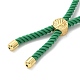 Изготовление браслетов из хлопка KK-F758-03-09-G-3