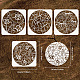 4 stücke 4 arten meerestiere thema haustier aushöhlen zeichnung malerei schablonen DIY-WH0394-0042-2