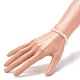 Stretch-Armbänder mit natürlichen Quarzkristallperlen für Kinder BJEW-JB06250-09-3