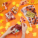 Sacs de bonbons en plastique rectangle benecreat pour le jour de thanksgiving CON-BC0007-06-3