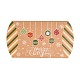 Scatole di cuscini di cartone per caramelle a tema natalizio CON-G017-02J-2
