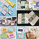 90 Uds. 9 estilos de etiqueta de papel de jabón con patrón de plantas/animales DIY-WH0399-69-030-2