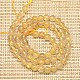 Natural Gold Rutilated Quartz Round Beads Strands G-O017-7mm-17B-2