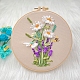 DIY 3D Bouquet Pattern Embroidery Starter Kits PW-WG78780-03-1