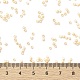 シリンダーシードビーズ  不透明色の光沢  均一サイズ  小麦  2x1.5mm  穴：0.8mm  約888個/10g X-SEED-H001-H11-3
