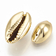 Plated Cowrie Shell Pendants SSHEL-Q305-02A-01-2