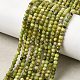 Natur Serpentin Perlen Stränge&nbsp;G-P603-C-3mm-06-1