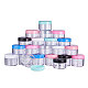 PandaHall Elite Elegant Plastic Cosmetic Facial Cream Jar MRMJ-PH0001-08-1