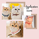 Collari per gatti in lana 3 pz 3 colori AJEW-FG0002-66-5
