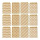 100 Stück 4 Muster umweltfreundliche Kraftpapiertüten CARB-LS0001-02A-1