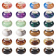 66Pcs 11 Colors Rondelle Resin European Beads RPDL-TA0001-01-1