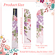 Nbeads 10 Uds 10 colores tela de seda plegable estampado floral bolsa de almacenamiento de abanico chino ABAG-NB0001-98-2