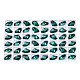 48 Uds cabujones de rhinestone de vidrio MRMJ-N029-03-05-1