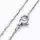 304 Stainless Steel Pendant Necklaces NJEW-G287-07-4