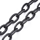 Collares personalizados de cadena de cable de plástico abs NJEW-JN02850-4