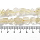 Brins de perles de quartz naturel brut bruts de citron G-B065-C10-5