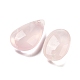 Colgantes naturales de cuarzo rosa G-P512-03-2