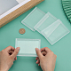 Chgcraft 4 pièces 2.8x3.9 pouces rectangle transparent acrylique timbre boîtes de rangement pour l'affichage de collection de photos CON-WH0092-32-3