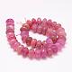 Faceted Natural Agate Beads Strands G-K115-27F-2