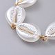 Acrylic Imitated Pearl Bracelets BJEW-JB04580-2