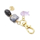 Стеклянные подвесные украшения в виде кошек и рыб HJEW-JM03530-5