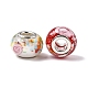 Unterlegscheibe lampwork großen Loch European Beads&nbsp;LPDL-R003-02-2