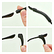 Nbeads 24 пара 24 стиля Нескользящие силиконовые очки держатель для ушных наконечников SIL-NB0001-09-4