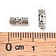 Stile tibetano perline tubo colonna lega X-PALLOY-E386-30AS-3