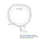 Braccialetti elastici di perle d'acqua dolce naturali BJEW-JB04863-05-6