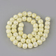 Crackle sintetico perle di quarzo fili X-GLAA-S134-6mm-06-4