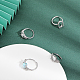 4 шт. 4 регулируемых кольца из латуни FIND-FG0002-09-4