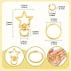 Наборы для изготовления ювелирных изделий своими руками DIY-FS0008-12G-4