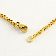 304 Stainless Steel Box Chain Necklaces NJEW-R223-01-3