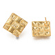 Alloy Stud Earring Findings PALLOY-R134-07-RS-2