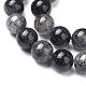 Natural Black Rutilated Quartz Beads Strands G-F362-07-12mm-2