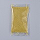 Poudre de mousse décorative, pour terrariums, remplissage de matériau de résine époxy bricolage, verge d'or, sac d'emballage: 99x58x7 mm