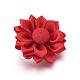 Handmade Ribbon Flower Safety Brooches JEWB-BR00022-2