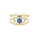Очаровательное регулируемое кольцо-манжета Shegrace из стерлингового серебра JR56A-1