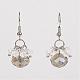 Glass Beads Dangle Earrings EJEW-JE02311-2