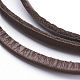 Three Loops Leather Cord Wrap Bracelets BJEW-F291-18B-2