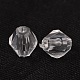 Perline di cristallo bicono sfaccettato trasparente perline acrilico X-DBB5mm01-2