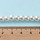 Cottura dipinto di perle di vetro perlato fili di perline rotondo HY-Q003-6mm-01-5