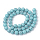 Synthetic Turquoise Beads Strands G-S295-11A-10mm-2